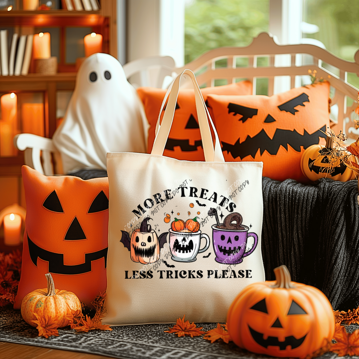 Kids Spooky Canvas Bag