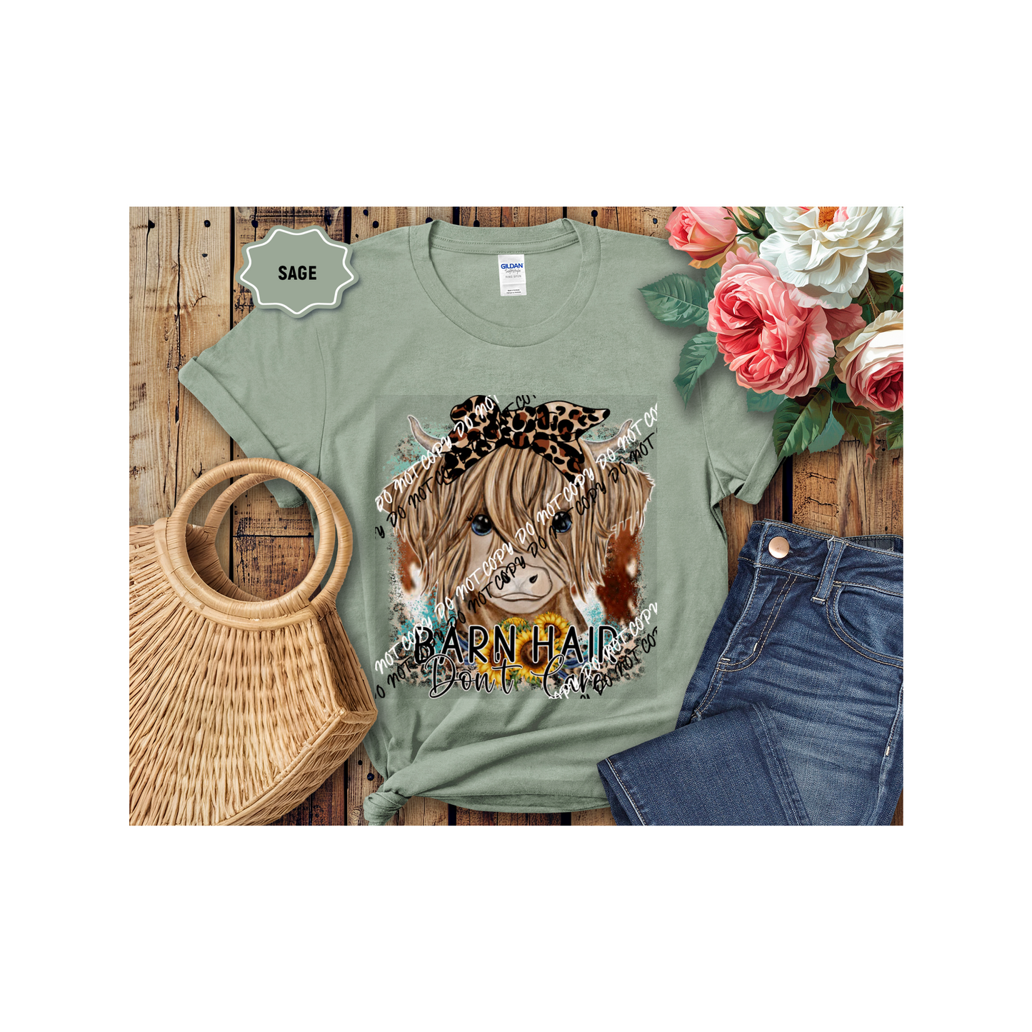 Barn Hair Dont Care Cow