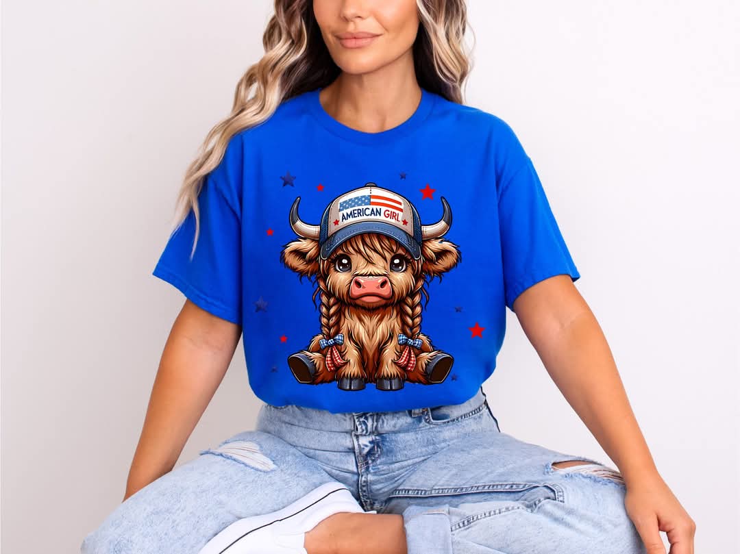 American Girl Cow (Glitter)