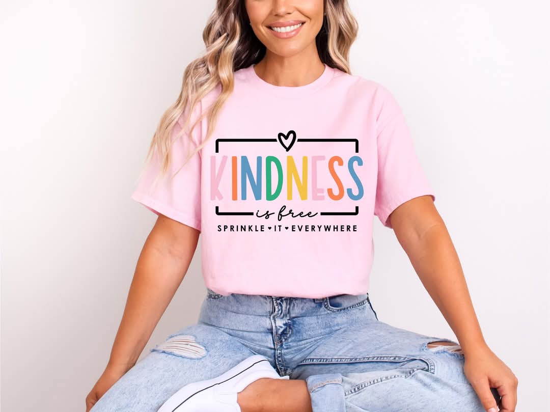 Kindness is Free (Glitter)