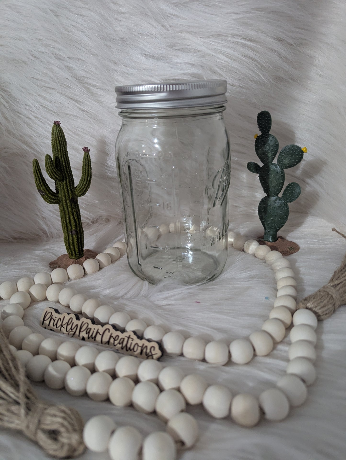 32oz Wide Mouth Mason Jar Without Dispenser