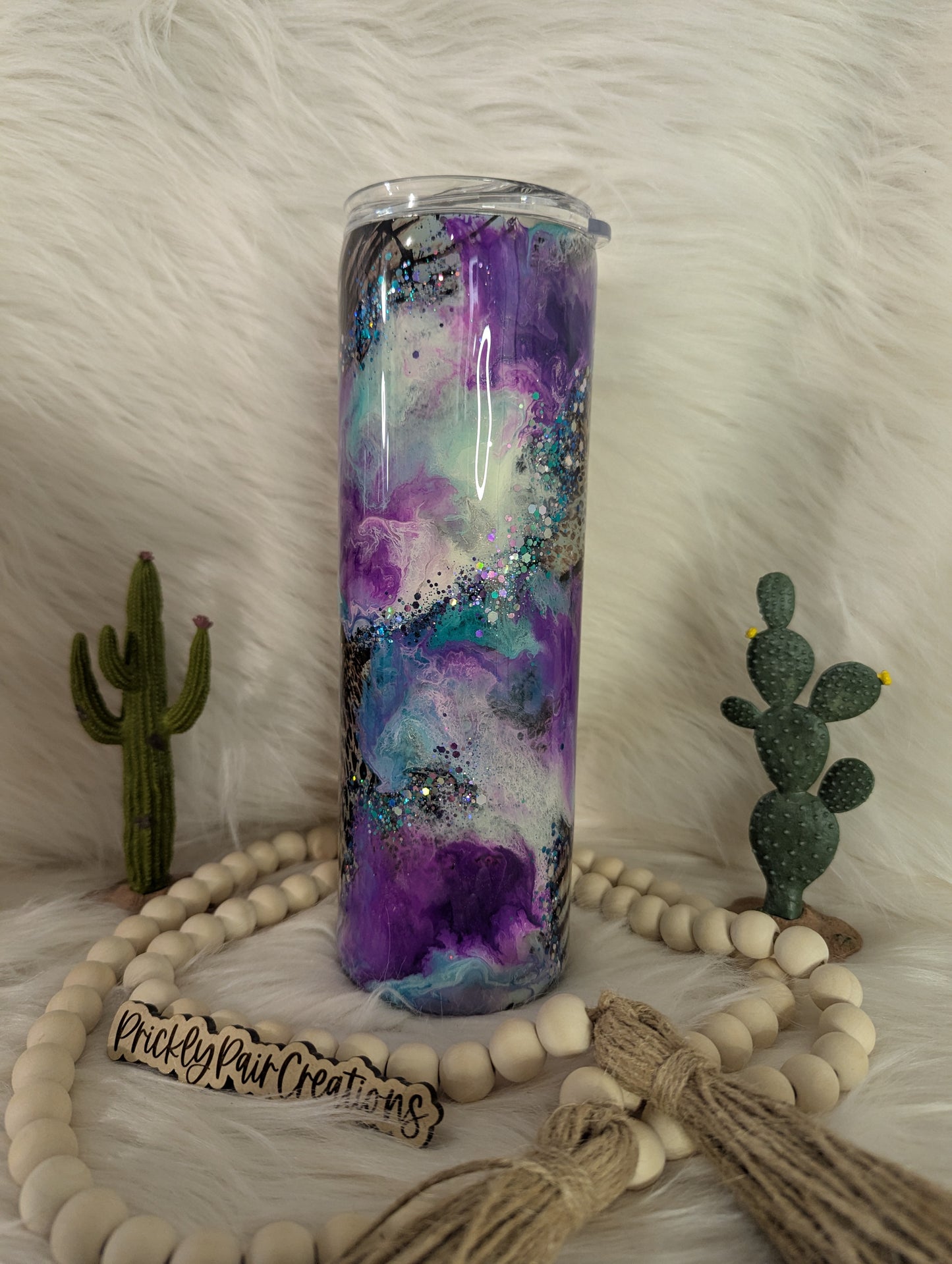 #15 30oz Skinny - Purple Safari