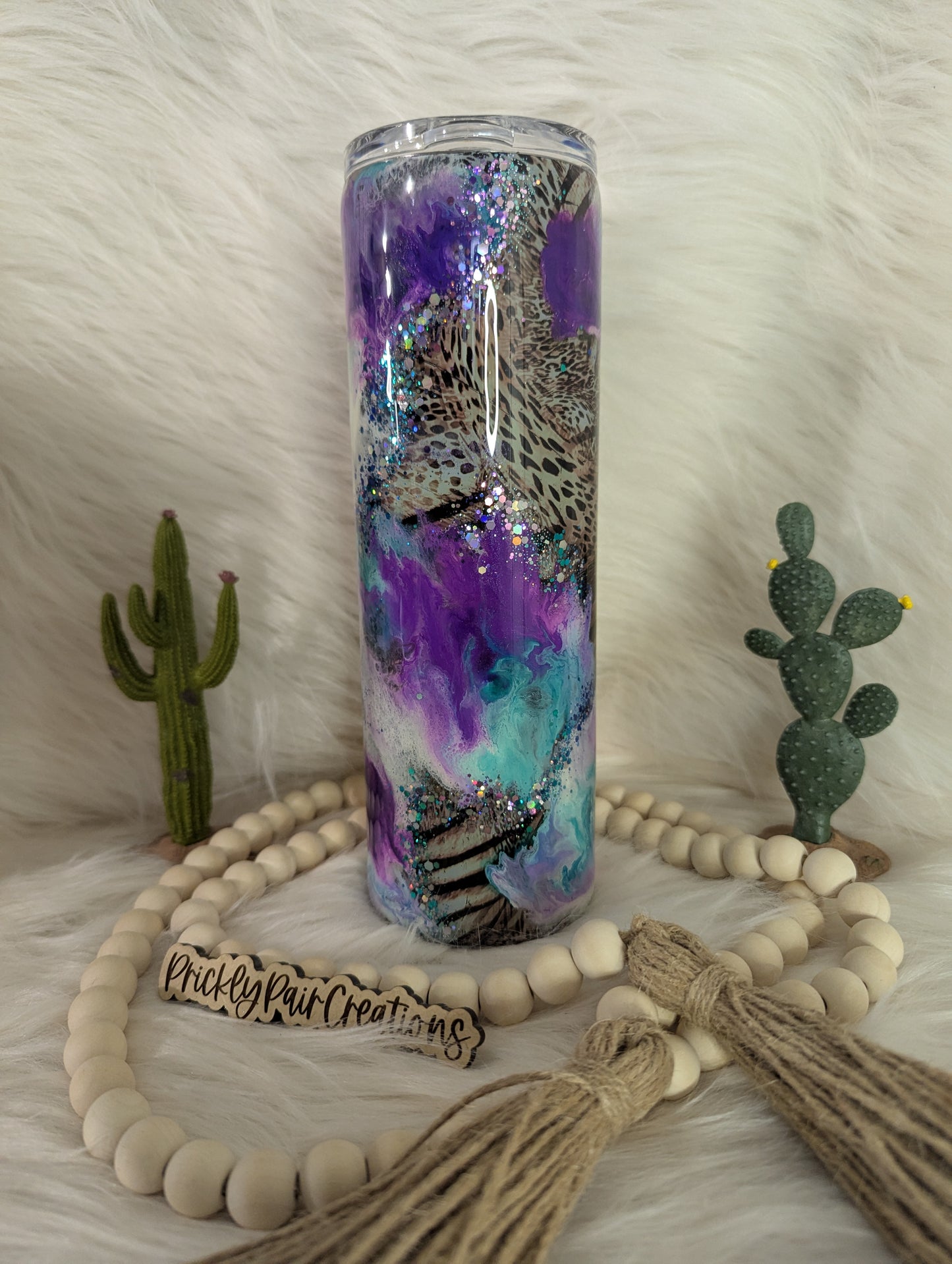 #15 30oz Skinny - Purple Safari