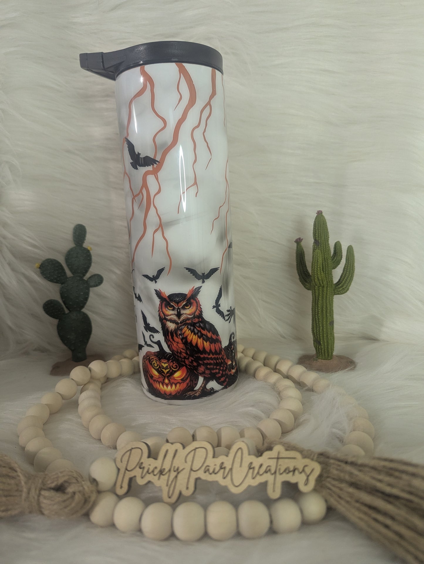 30oz Straight Duo Haunted Owl