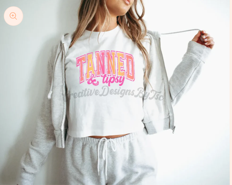 Tanned and Tipsy (Glitter)