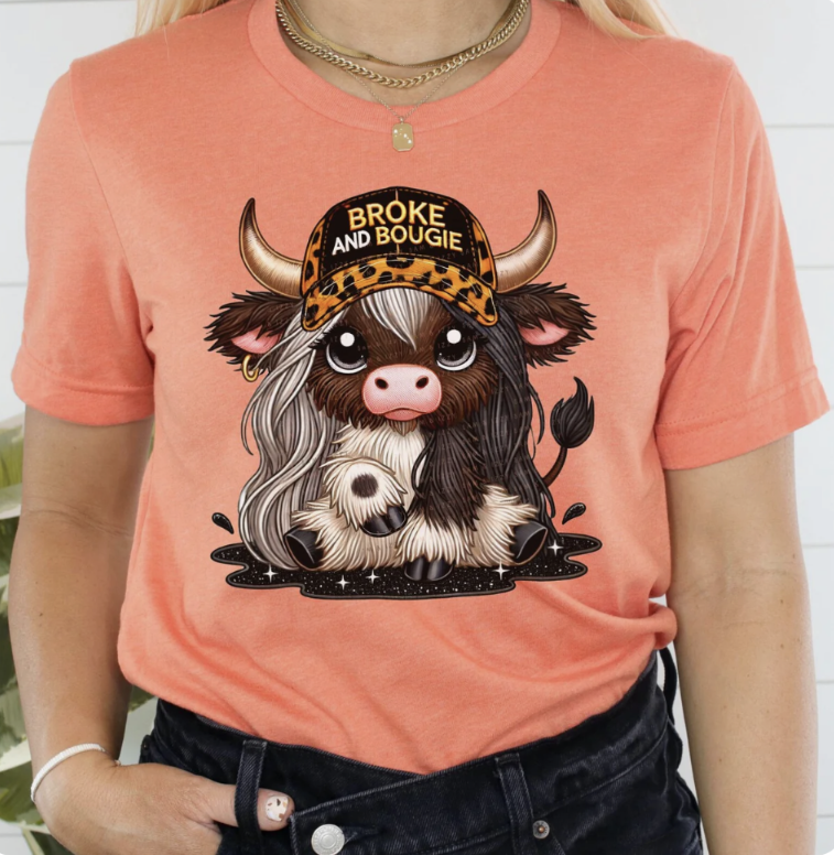 Broke and Bougie Cow