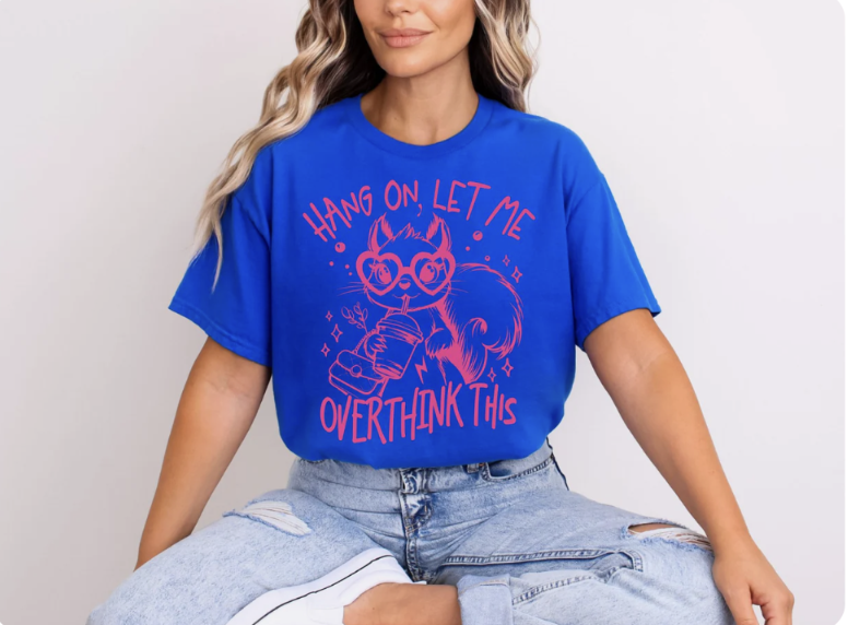 Pink Overthink this Squirrel