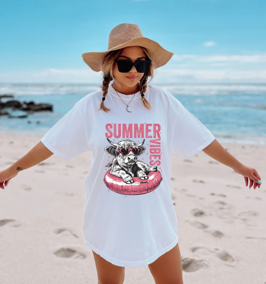 Summer Vibes Cow