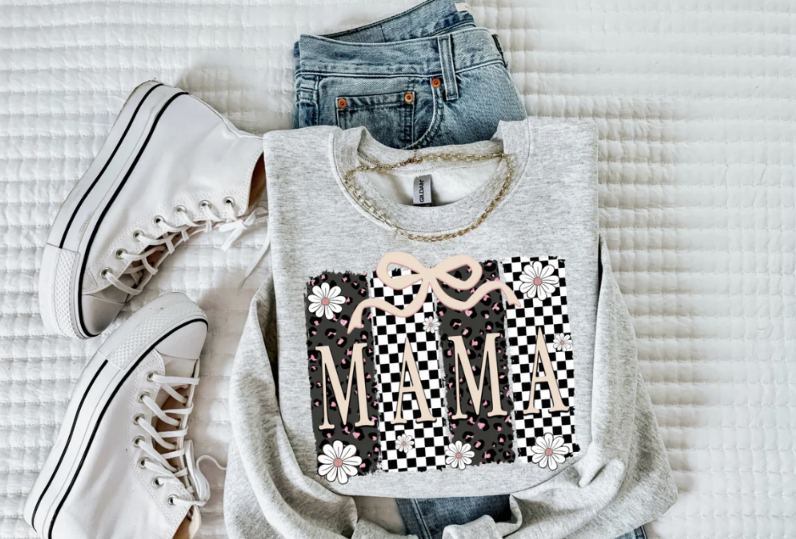 Nude Checkered Mama