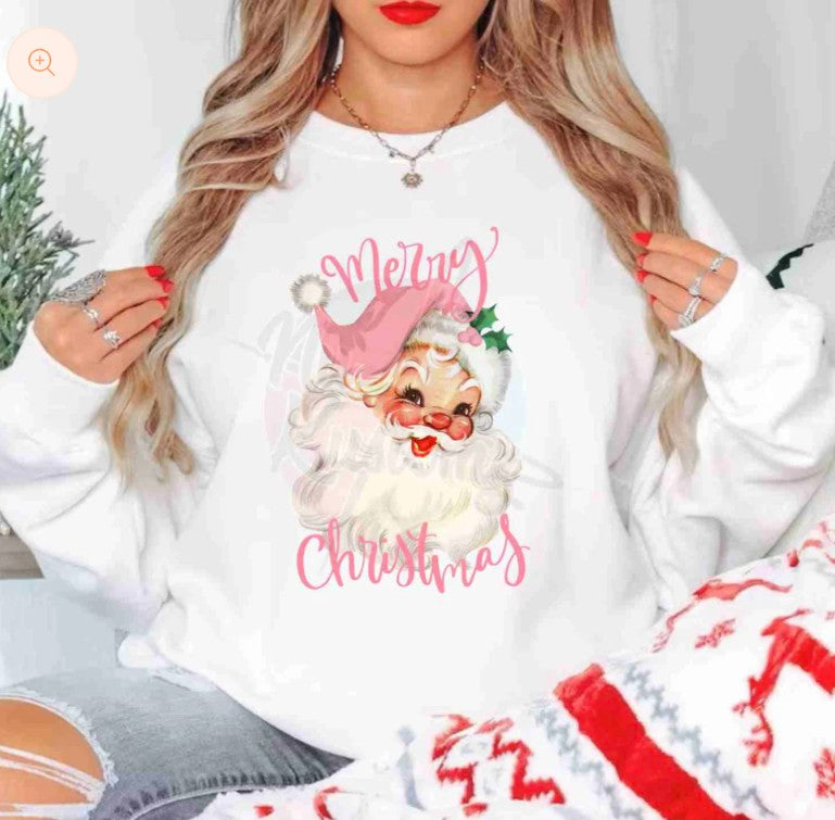 Merry Christmas Santa (pink)