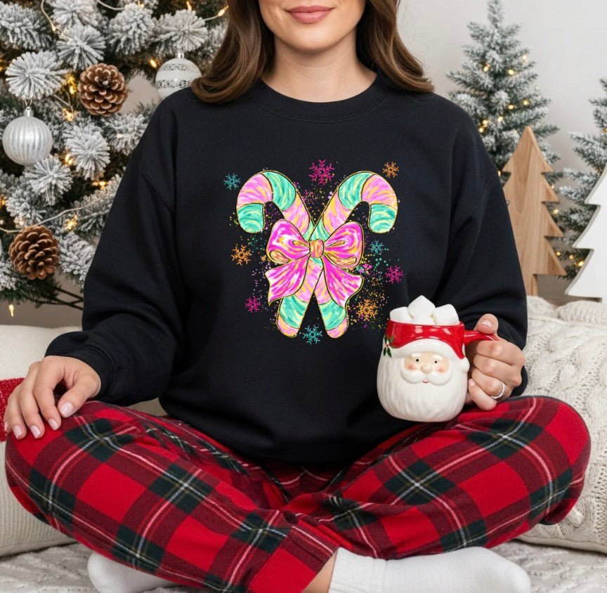 Candy Canes w/ Bow
