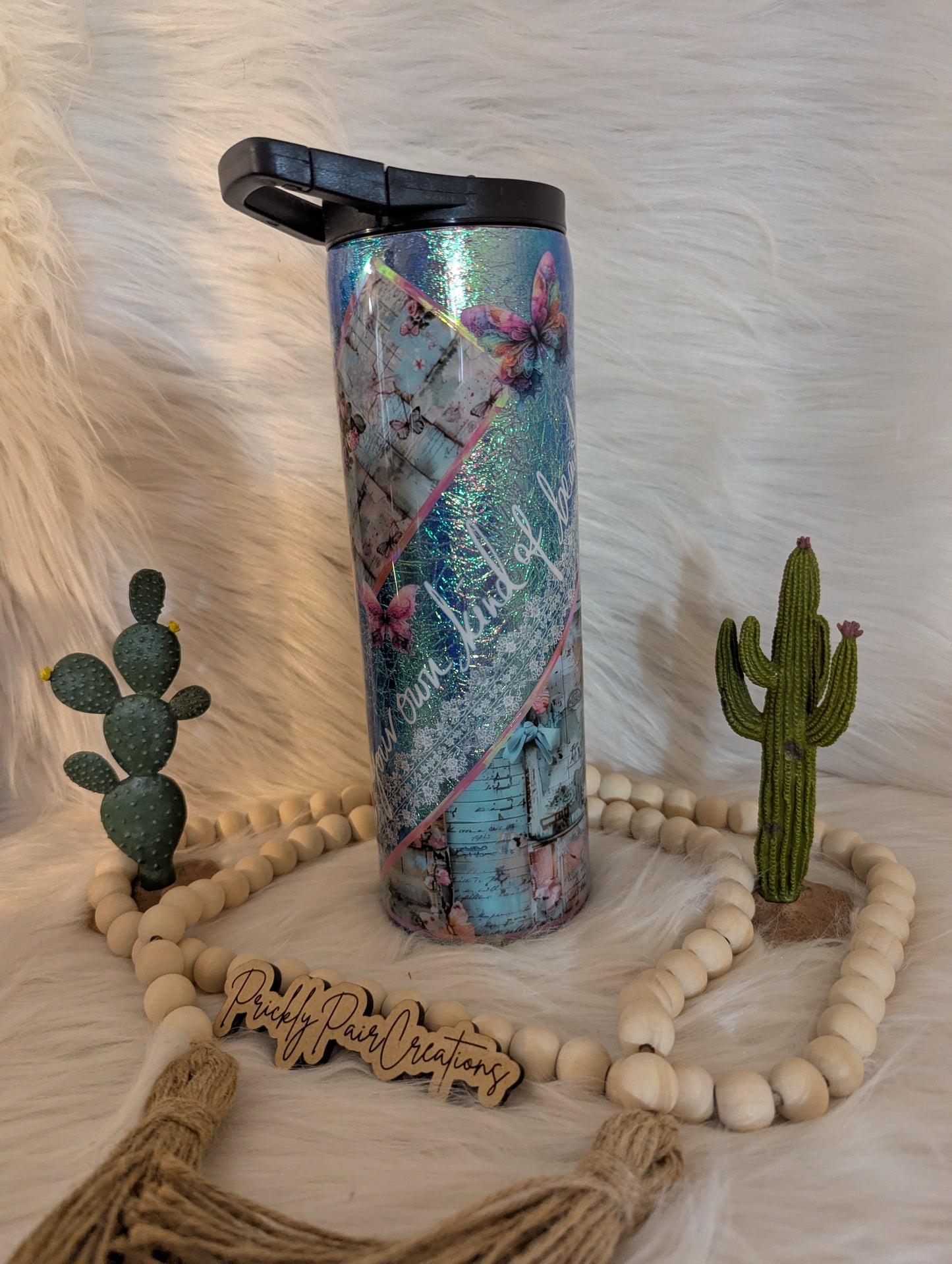 #28 30oz Duo Skinny- Butterfly Opal