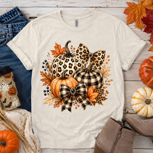 Leopard Plaid Pumpkins