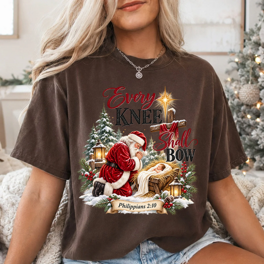 Knealing Santa