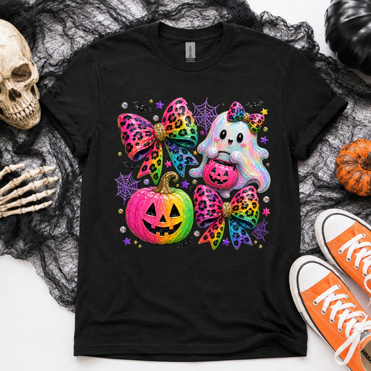 Neon Ghostie W/Bows