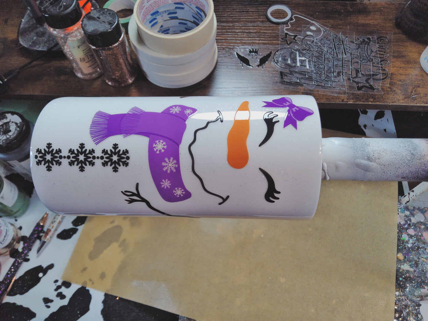 4 in 1 Speaker Can Cooler Snowman