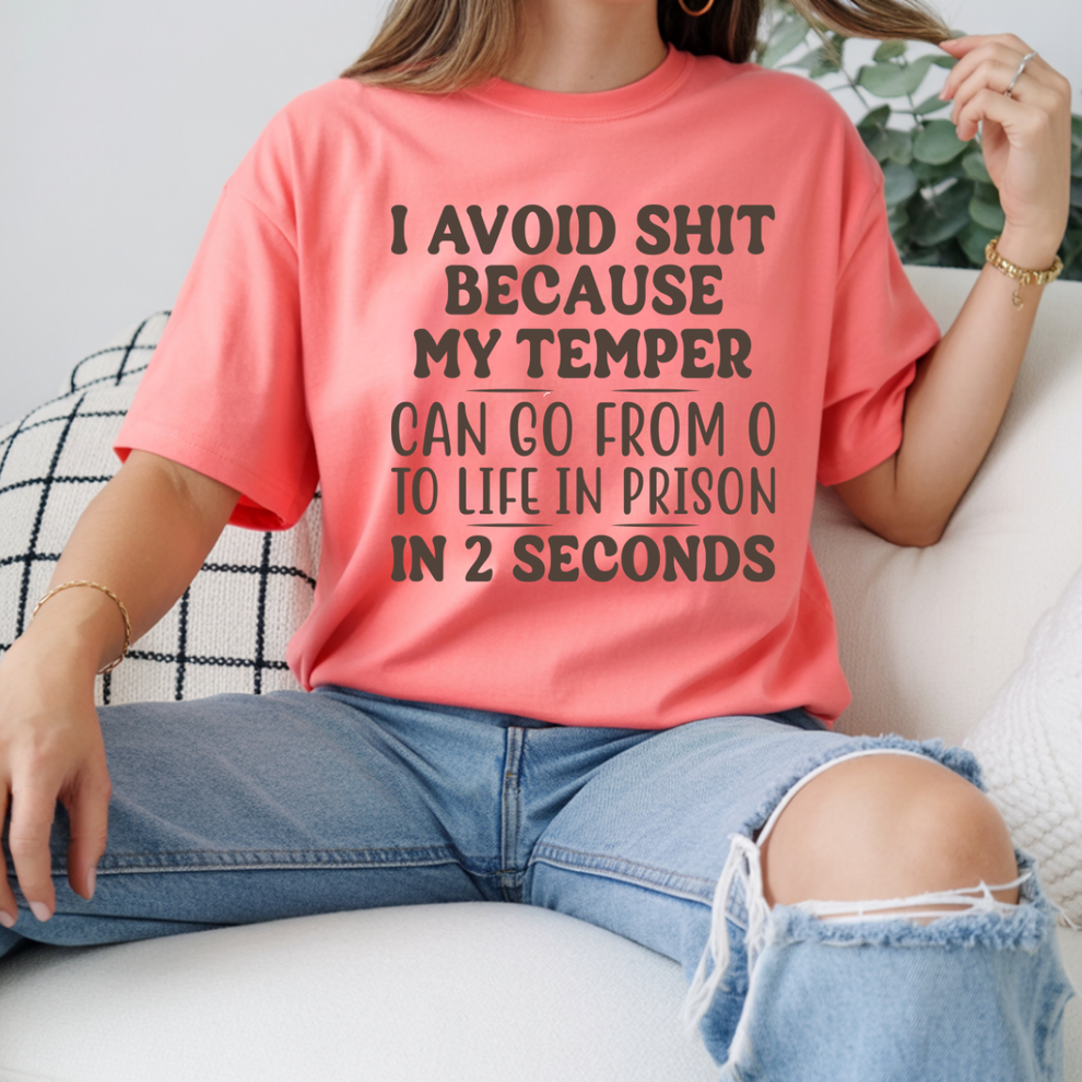 My Temper Can Go From Zero To Prison