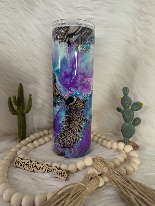 #15 30oz Skinny - Purple Safari