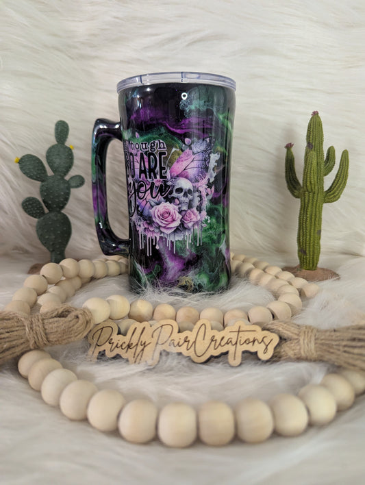 #19 20oz Beer Mug- Life Is Tough