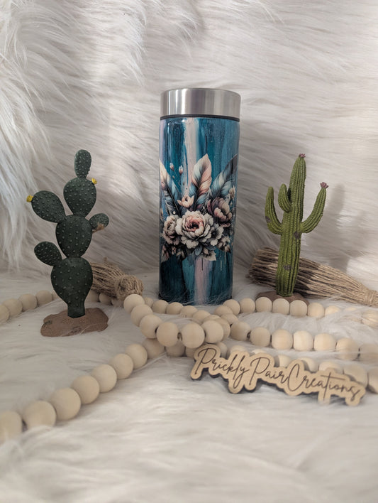 12oz Skinny Can Cooler-woodgrain