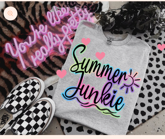 Neon Summer Junkie (Glitter)