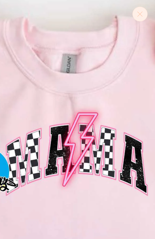 Checkered Mama Pink Bolt