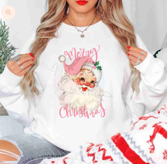 Merry Christmas Santa (pink)