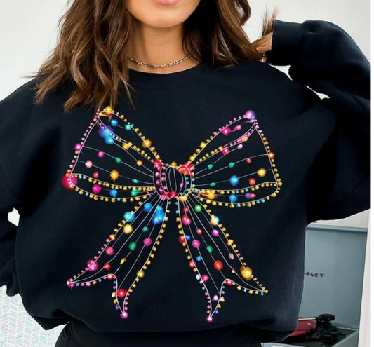 Christmas Light Bow