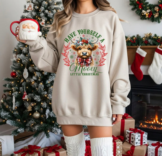 Mooey Little Christmas Cow