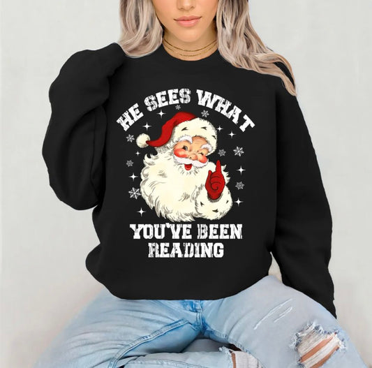 He Sees What You Been Reading