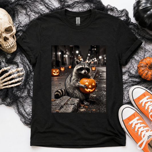 Jack-o'-lantern Racoon