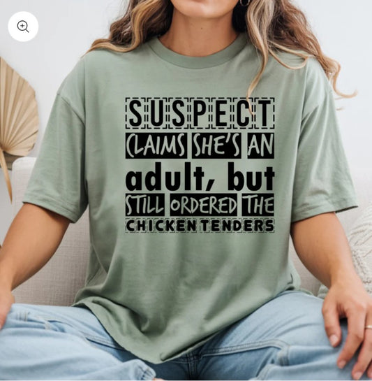 Suspect Claims She's An Adult
