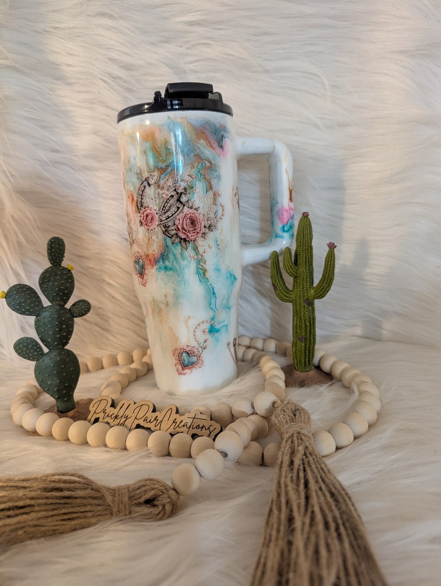 #11 30oz Big Swig- Boots, Lace, & Country Grace