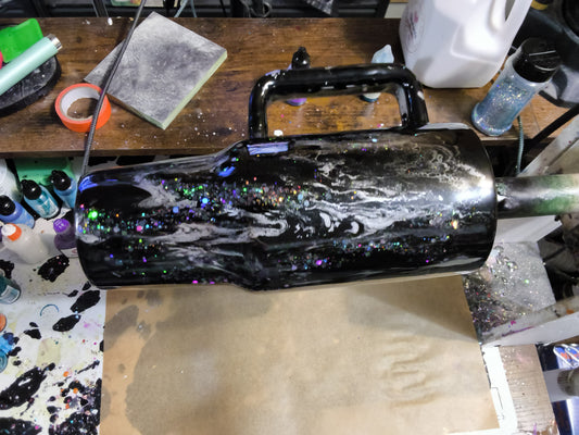 40oz big swig - Midnight Marble