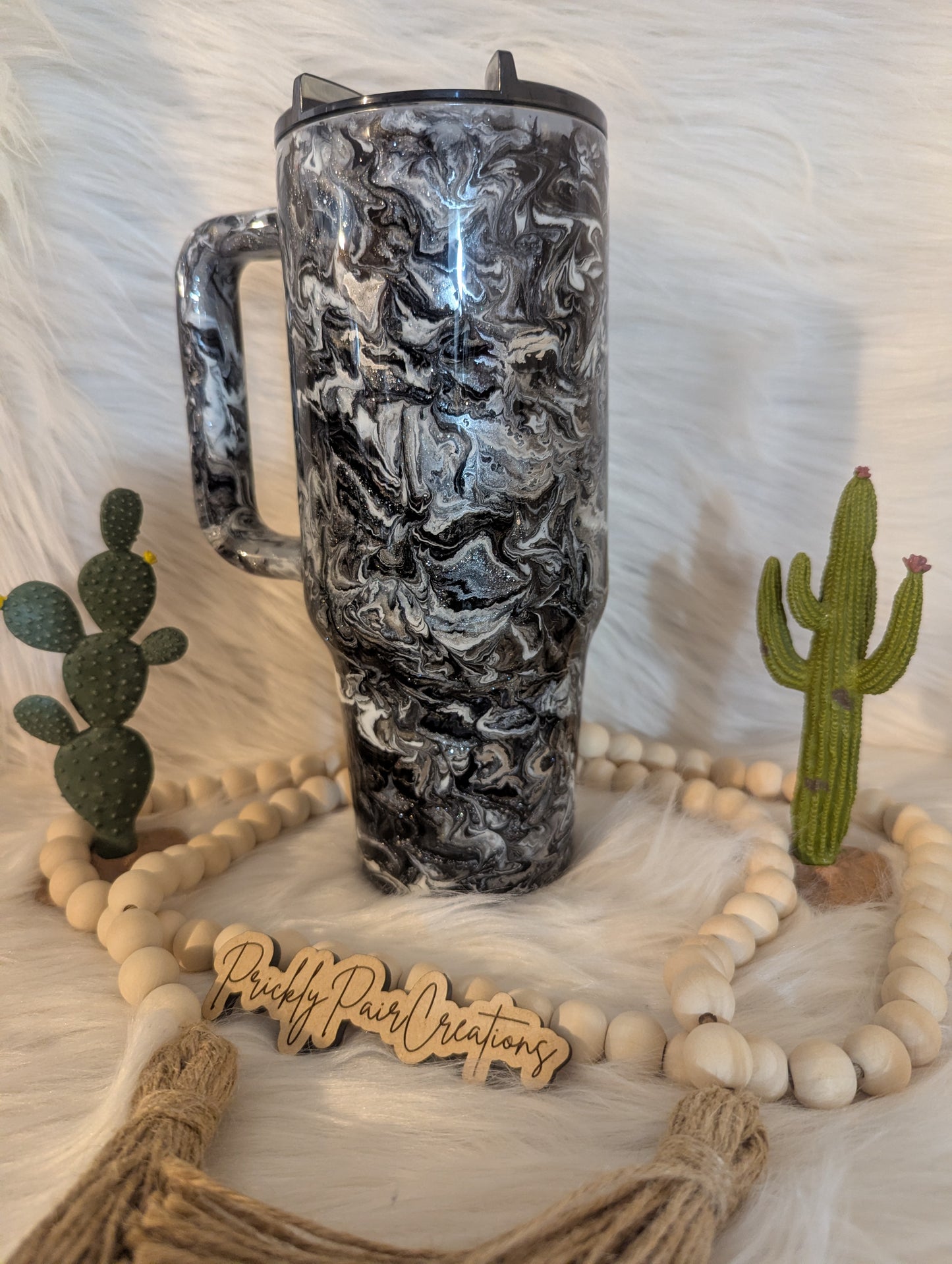 #48 40oz Big Swig-Monochrome Ripple