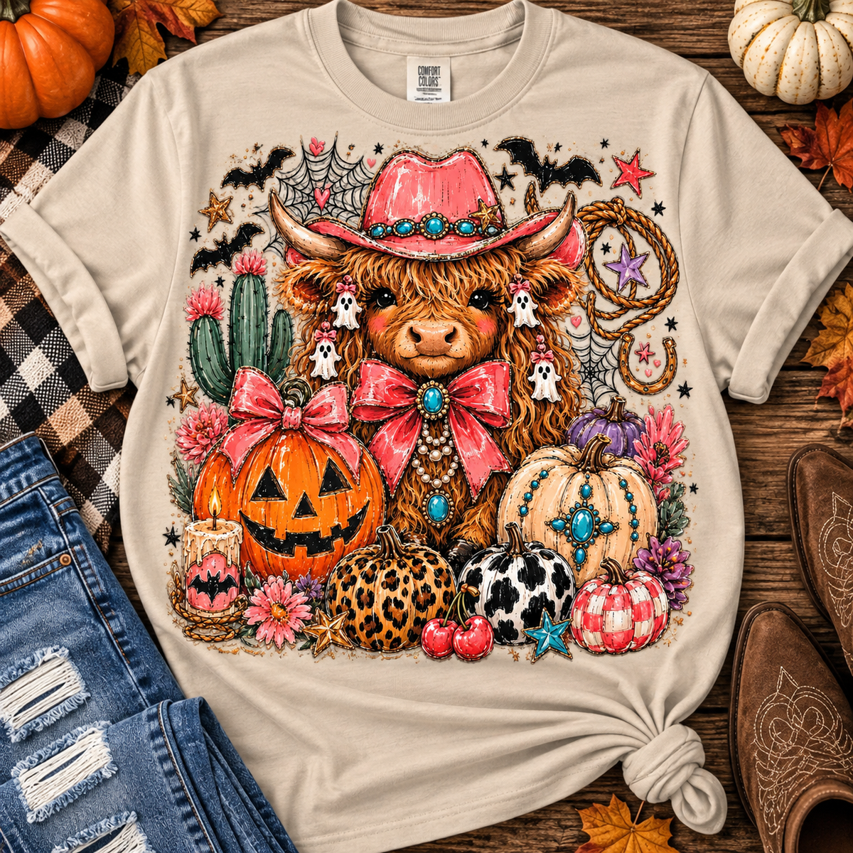 Halloween Western Cow