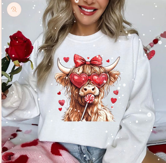 Loveable Cow With Sucker