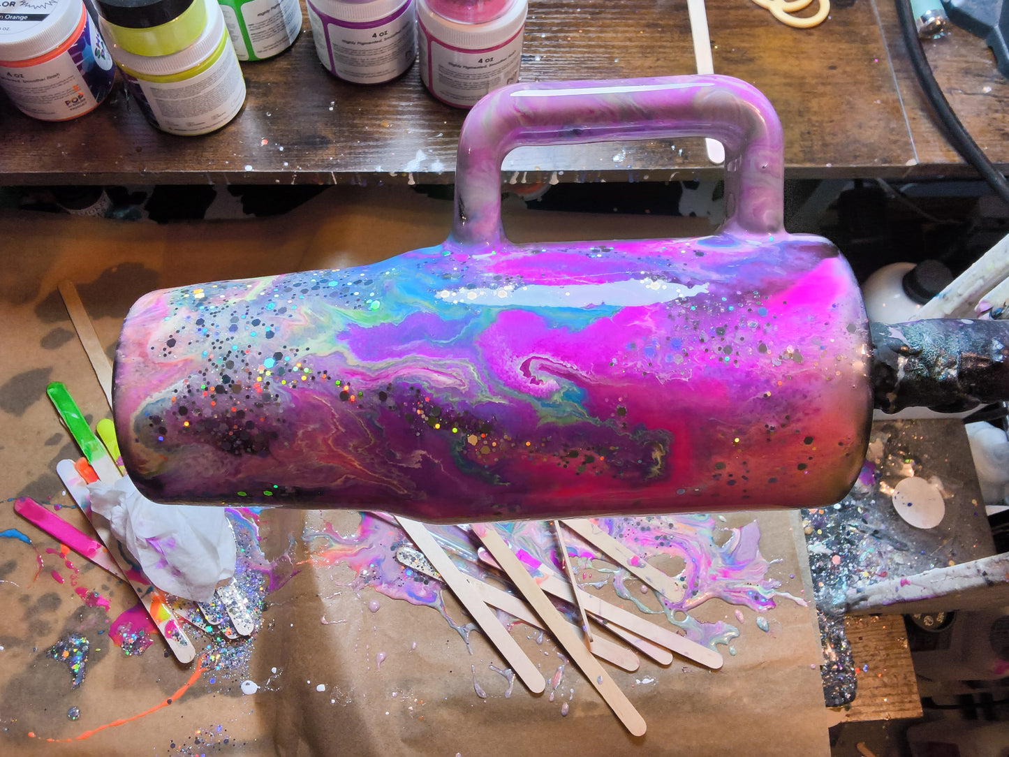 30oz Big Swig Neon Spell Binder