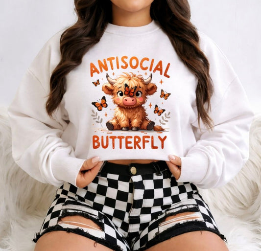 Antisocial Butterfly Cow