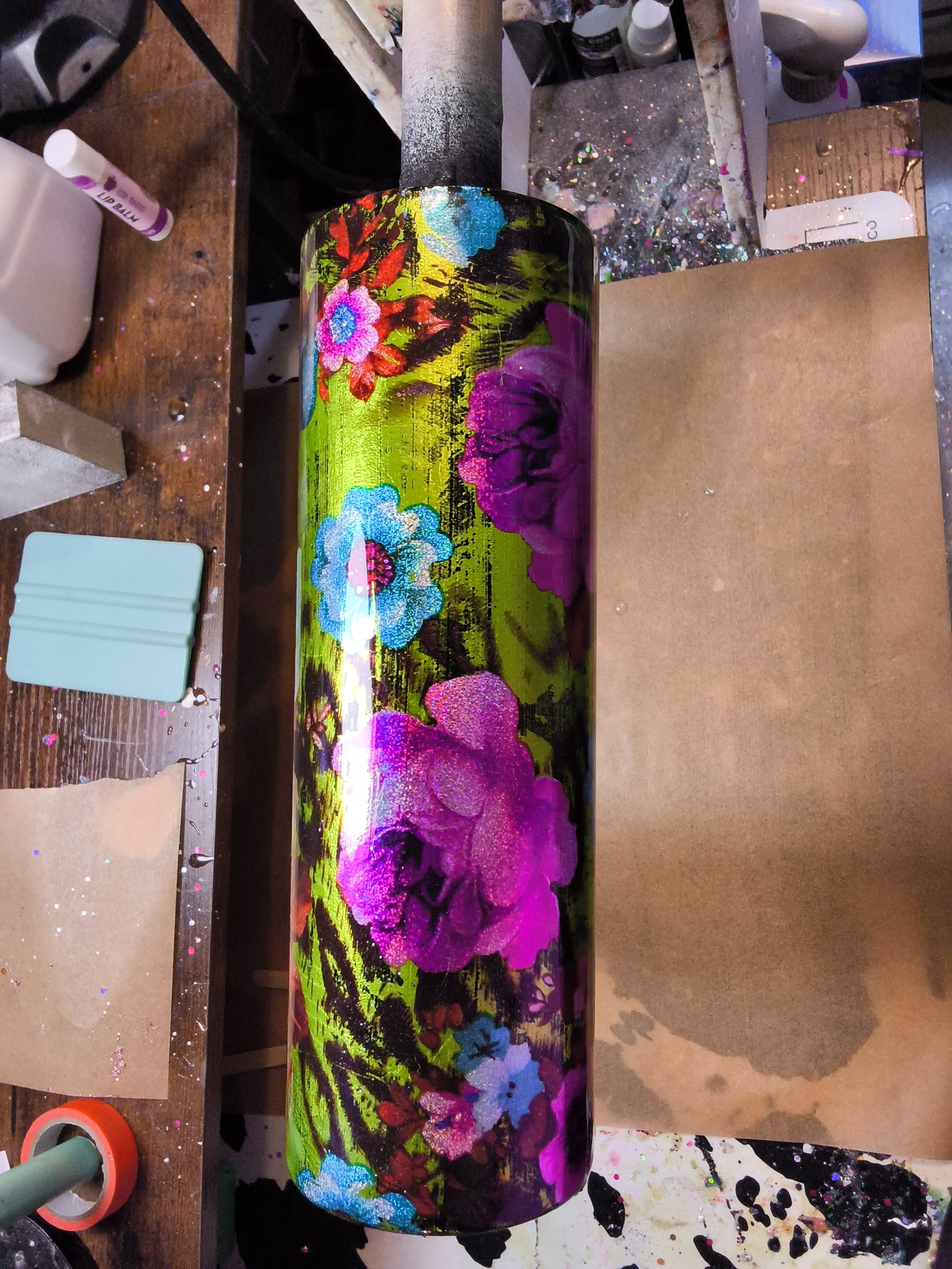 30oz Duo Skinny Spring Bloom