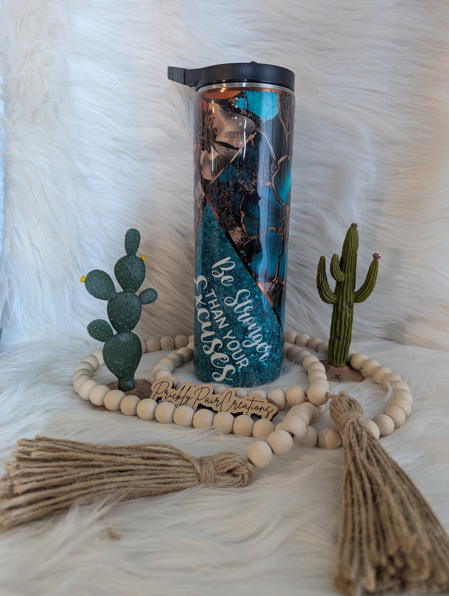 30oz Duo Skinny- Stronger Than Your Excuses