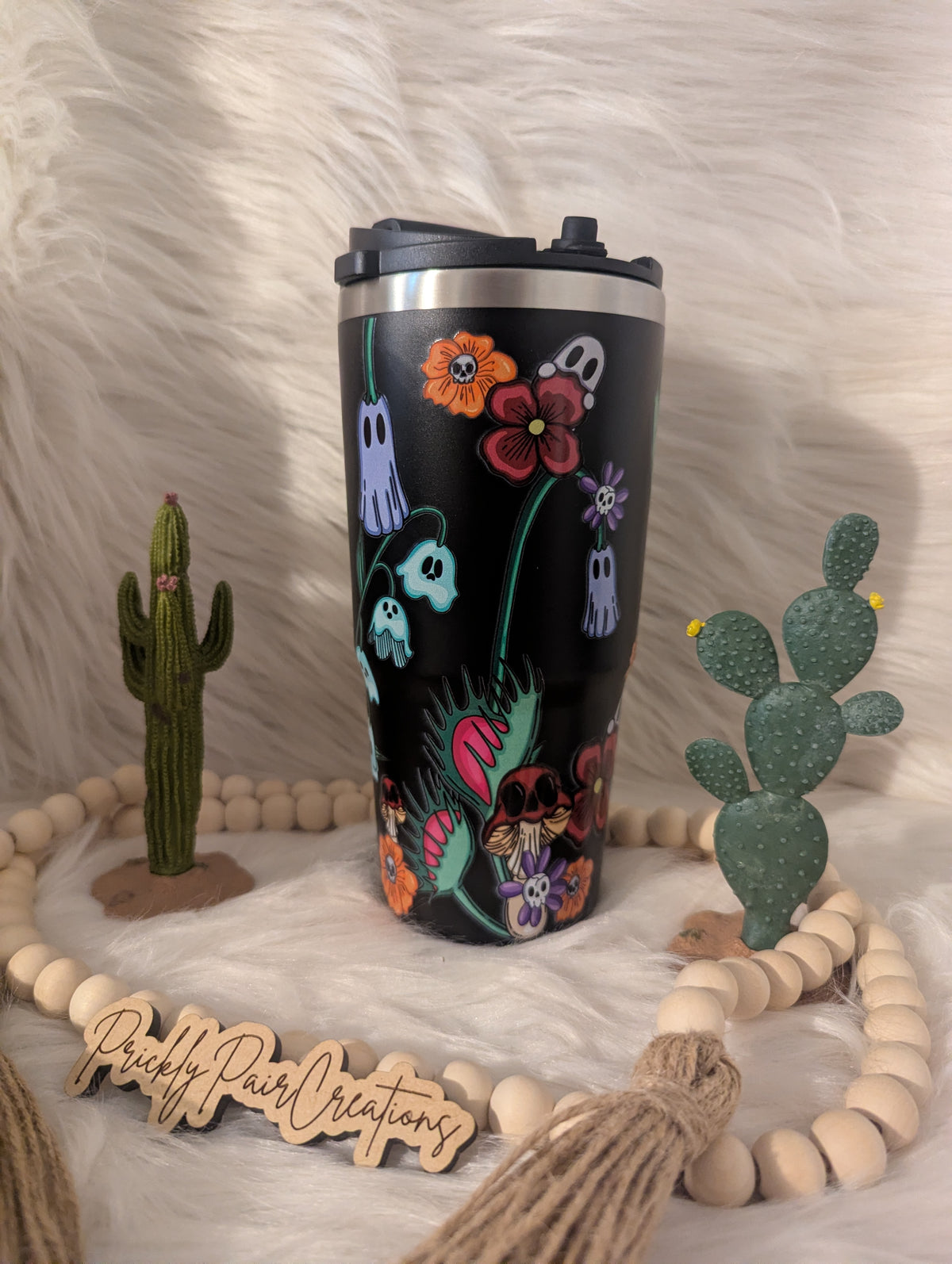32oz  Poised Petals To Go Buddy (FrostBuddy)