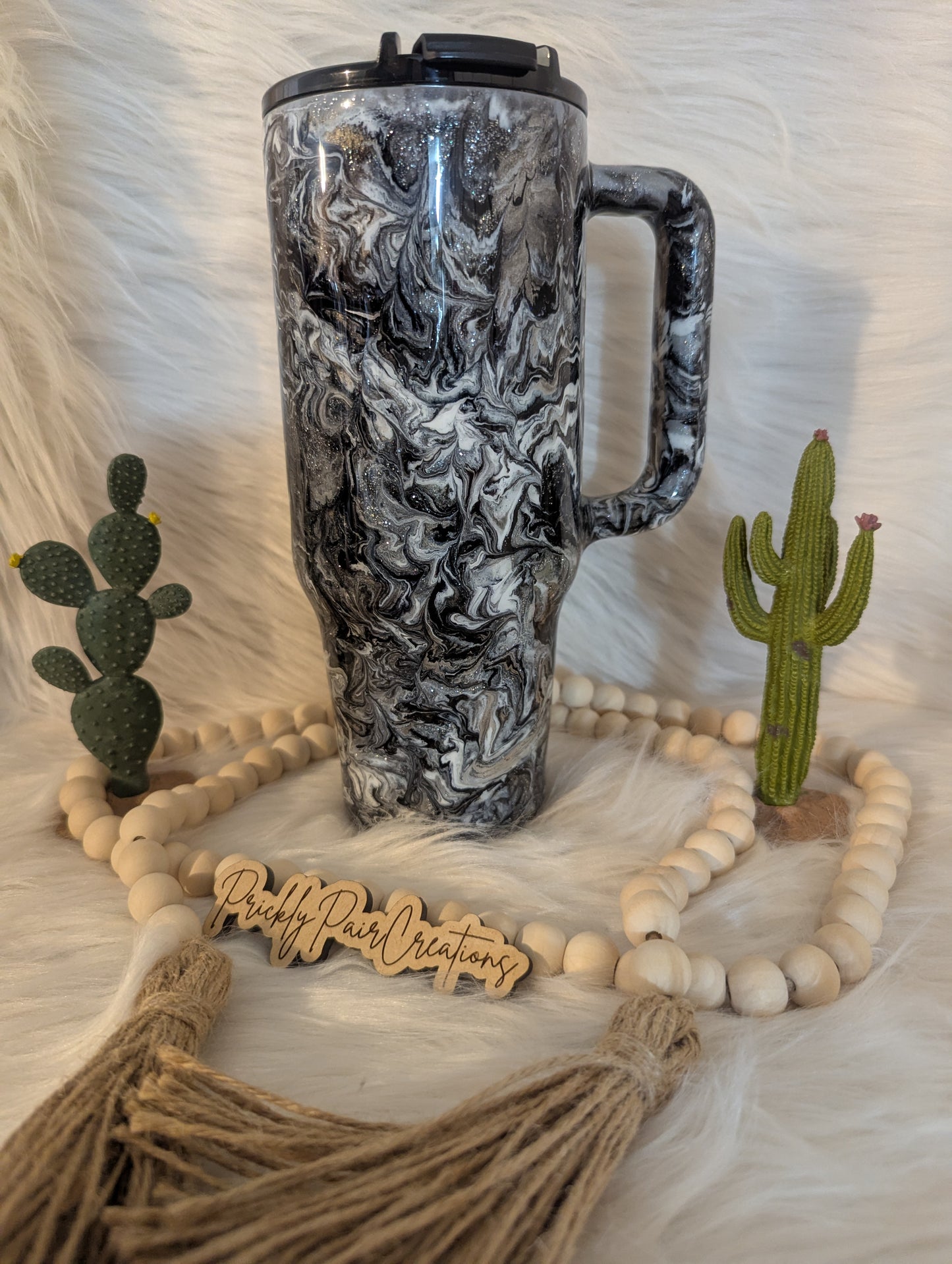 #48 40oz Big Swig-Monochrome Ripple
