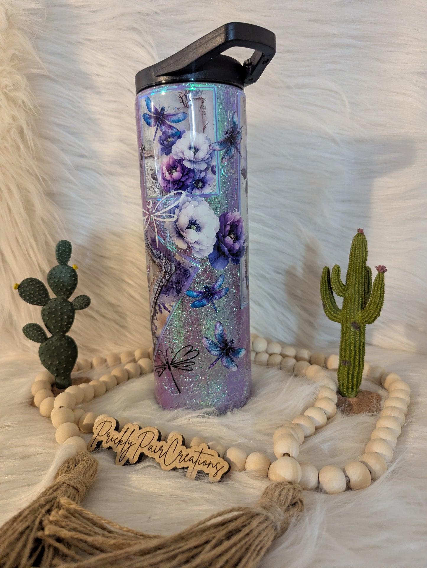 #20 30oz Duo Skinny- Dragonfly Opal