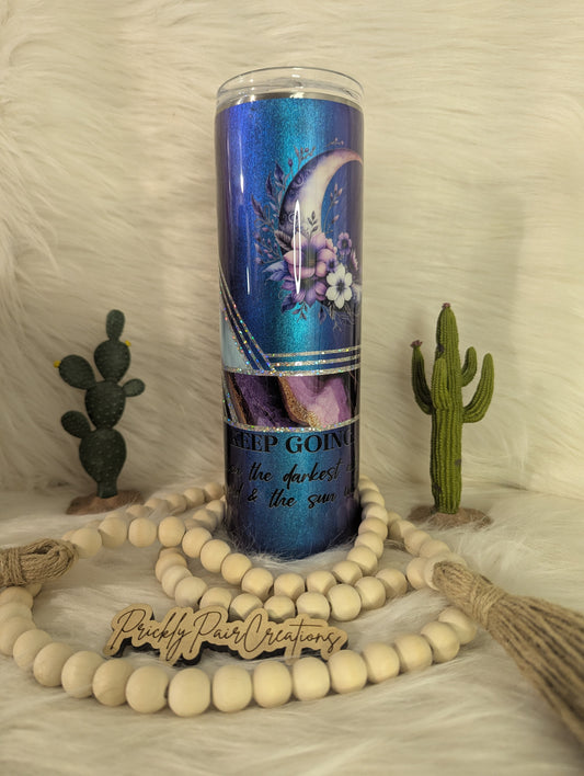 #26 30oz Skinny-Keep Going Moon