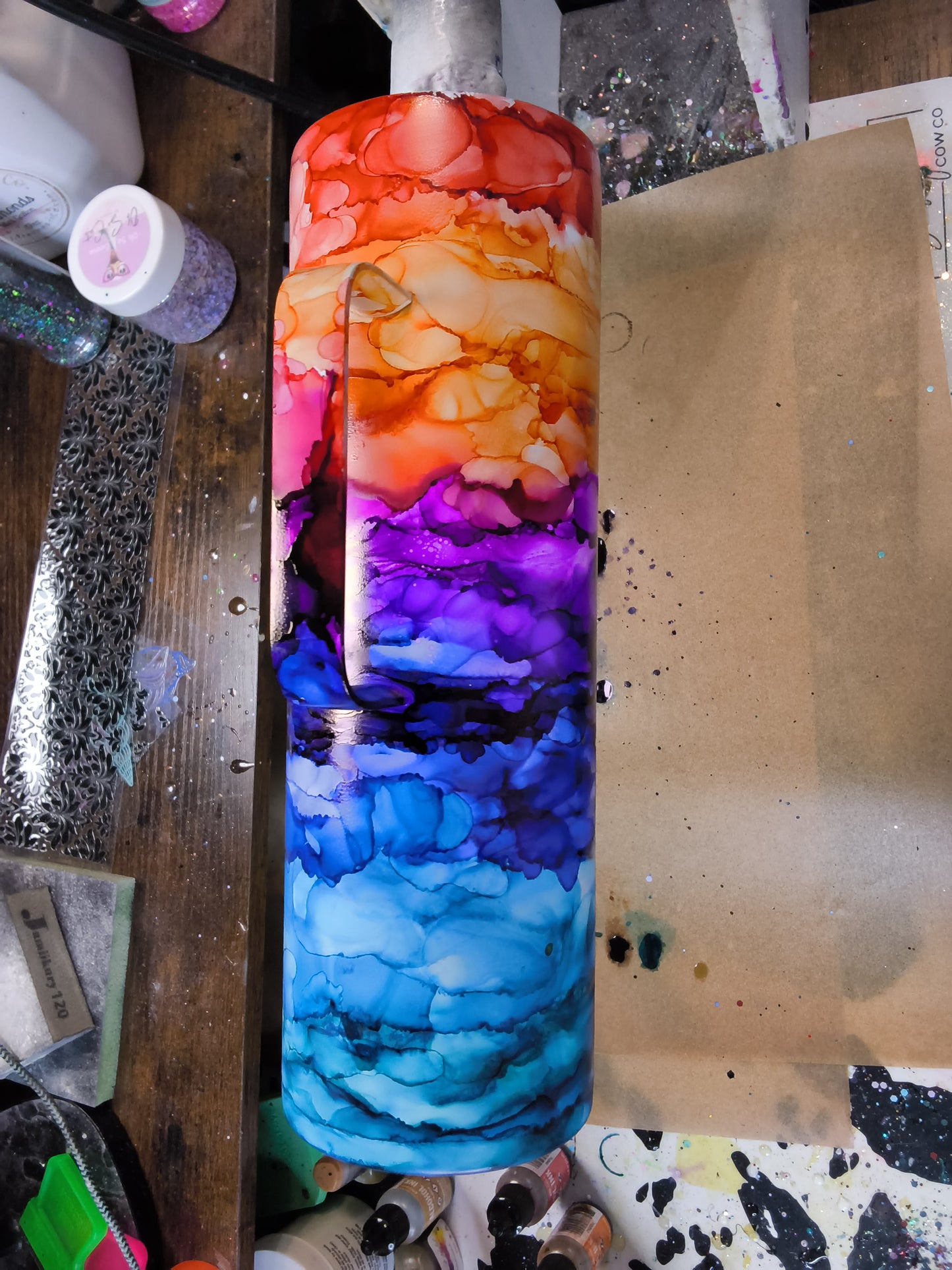 30oz Skinny Hoggdle sunset