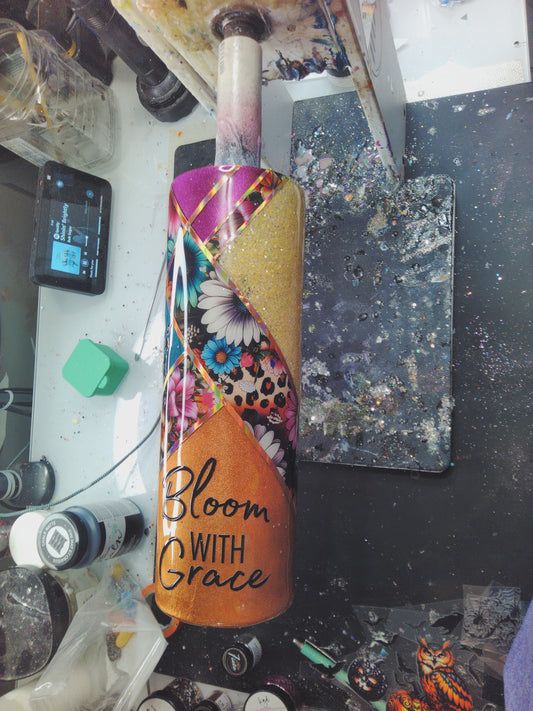 30oz Straight Duo Bloom with Grace
