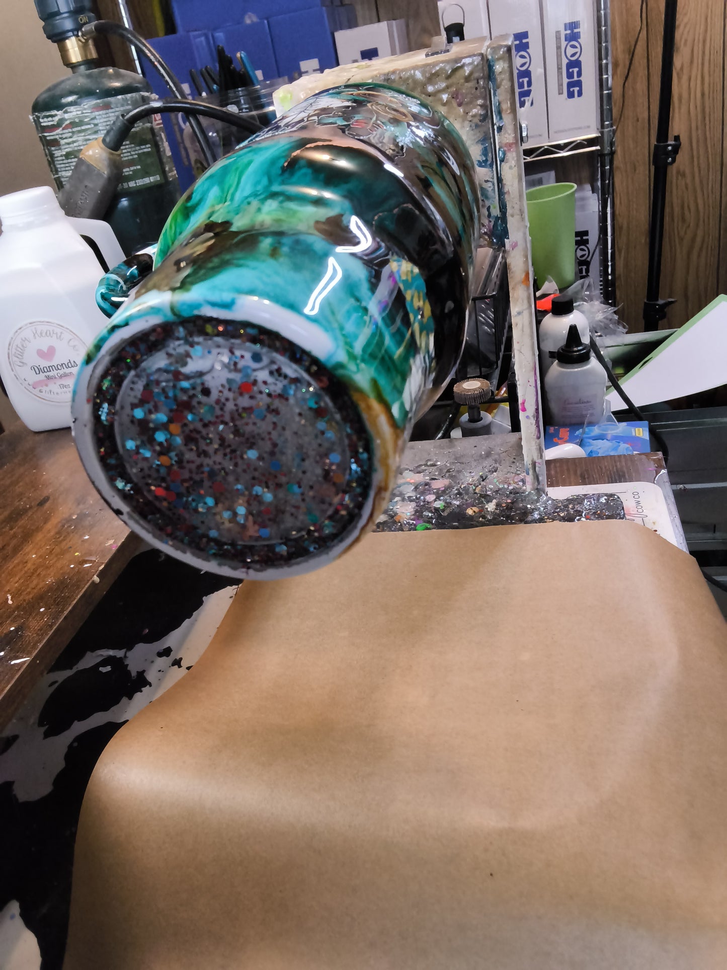 32 oz Travel Mug - western w/shaker