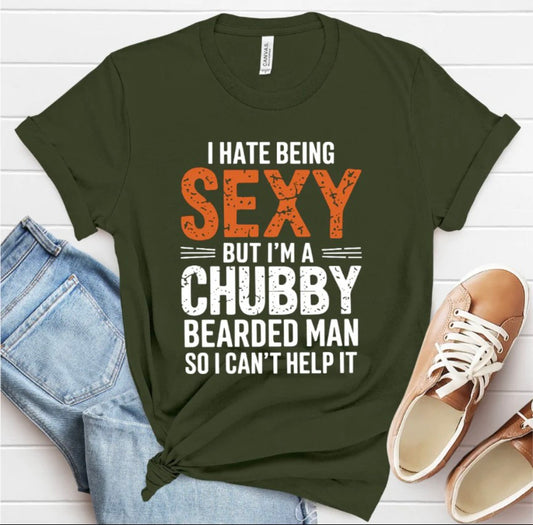 Chubby Bearded Man
