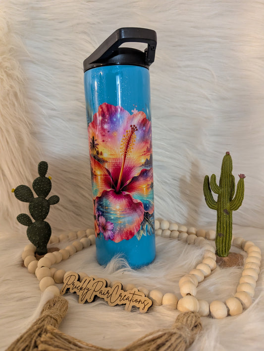 #45 30oz Duo Skinny- Hawaiian Hibiscus